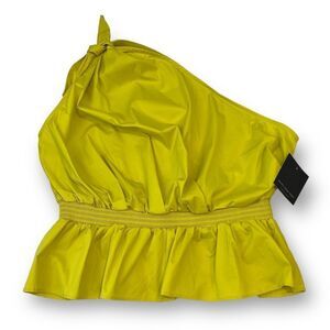 Marc New York One Shoulder Blouse Top Size Large